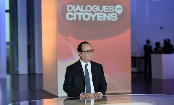 FRANCE-POLITICS-MEDIA-HOLLANDE