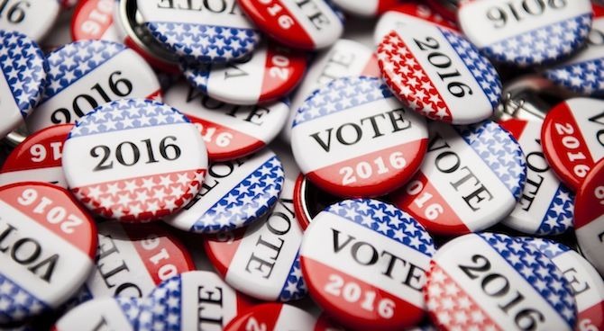 Election Vote Buttons