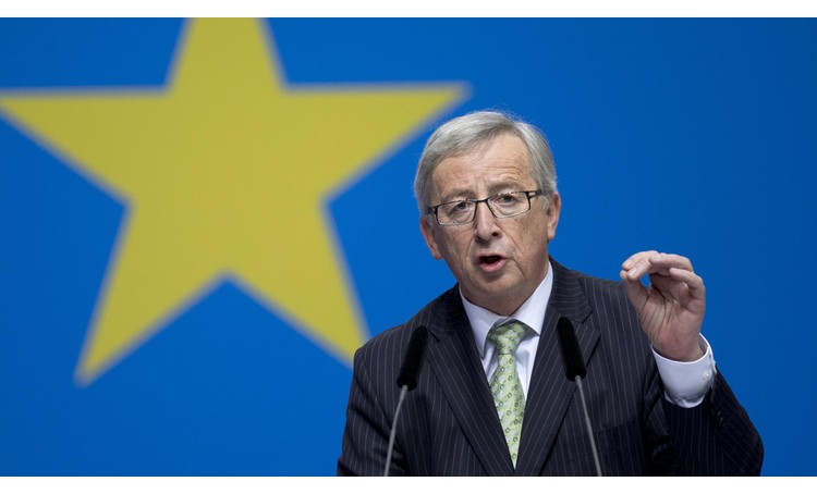 CDU Holds Federal Party Congress…BERLIN, GERMANY – APRIL 05: The former Prime Minister of Luxembourg Jean-Claude Juncker speaks at the CDU federal congress on April 5, 2014 in Berlin, Germany. The CDU, which is the majority partner in a coalition government with the German Social Democrat, is meeting to agree on its policy course ahead of European Parliament elections scheduled for May. (Photo by Axel Schmidt/Getty Images)