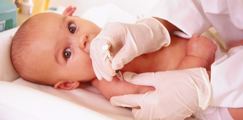 VACCINATING AN INFANT