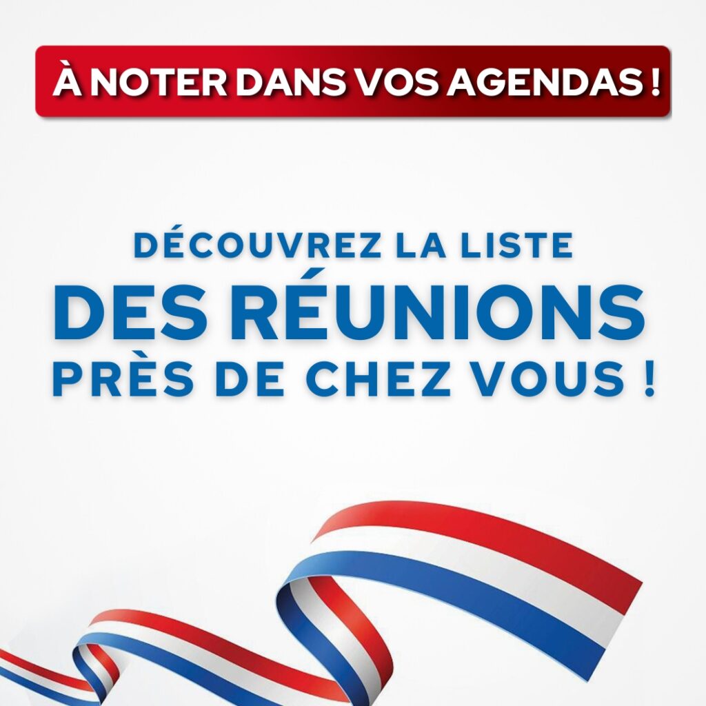 Nos réunions près de chez vous !