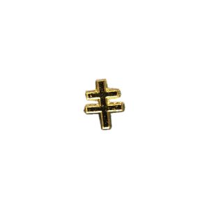 Pin’s Croix de Lorraine (or)