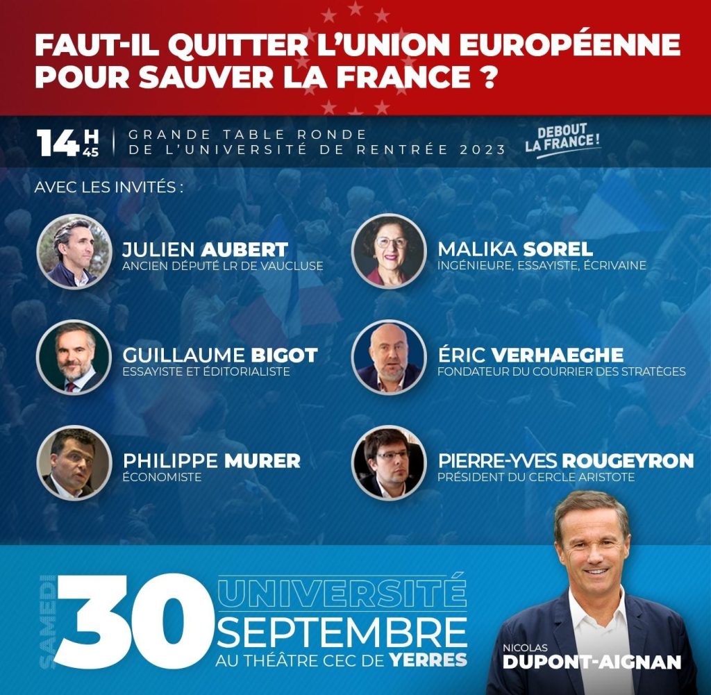 Universités de Rentrée 2023