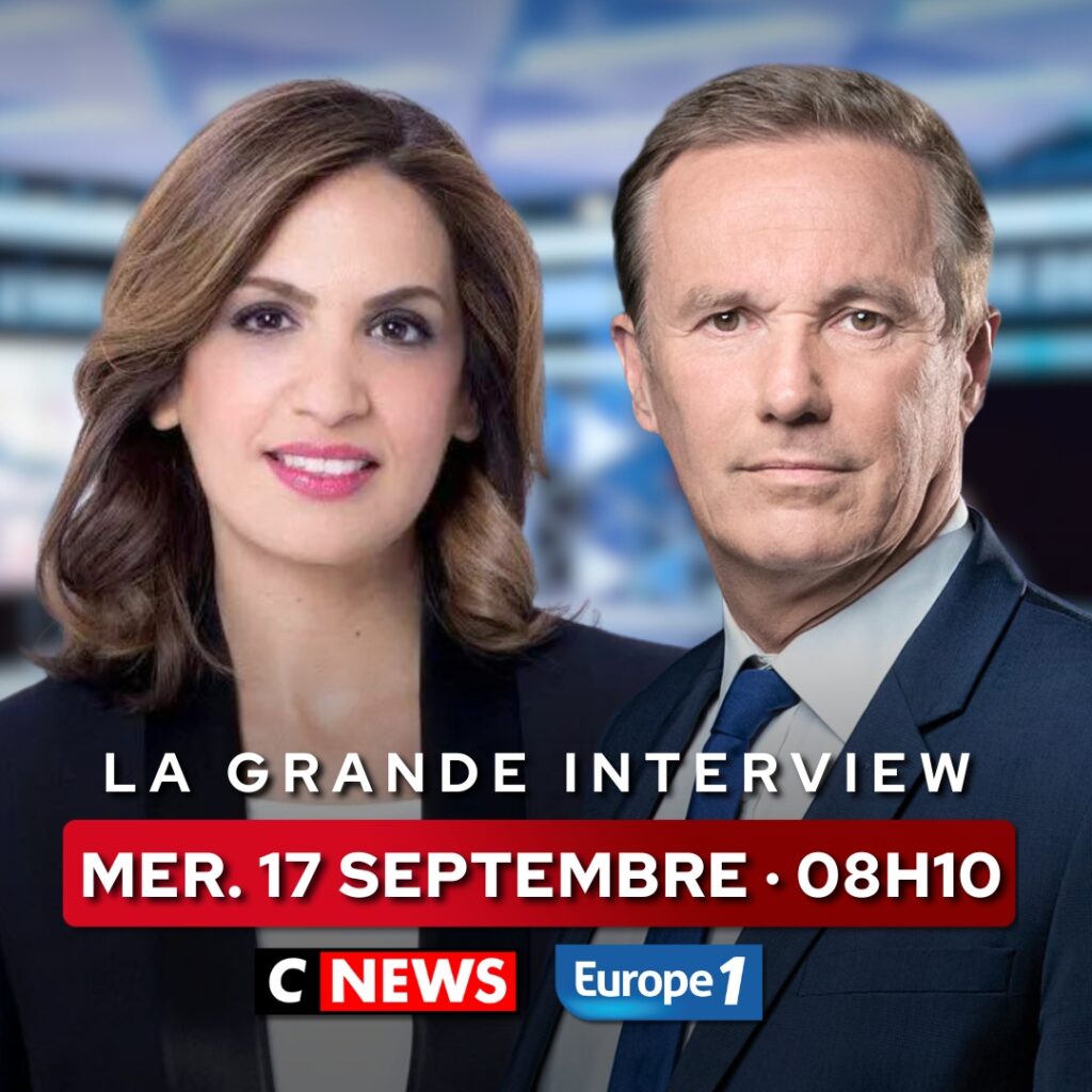 Nicolas Dupont-Aignan sue CNEWS le 17/09/25