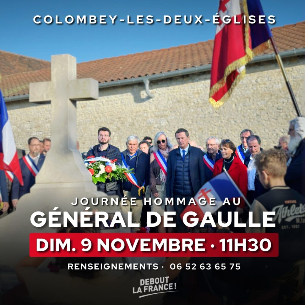 Journée hommage au Général de Gaulle le 09/11/25