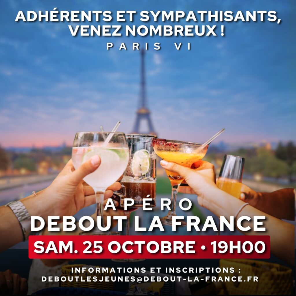 Apéro Debout la France, le 25/10/25