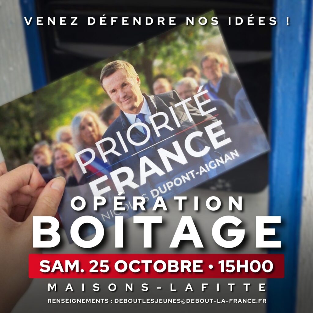 Opération Boîtage le 25/10/25