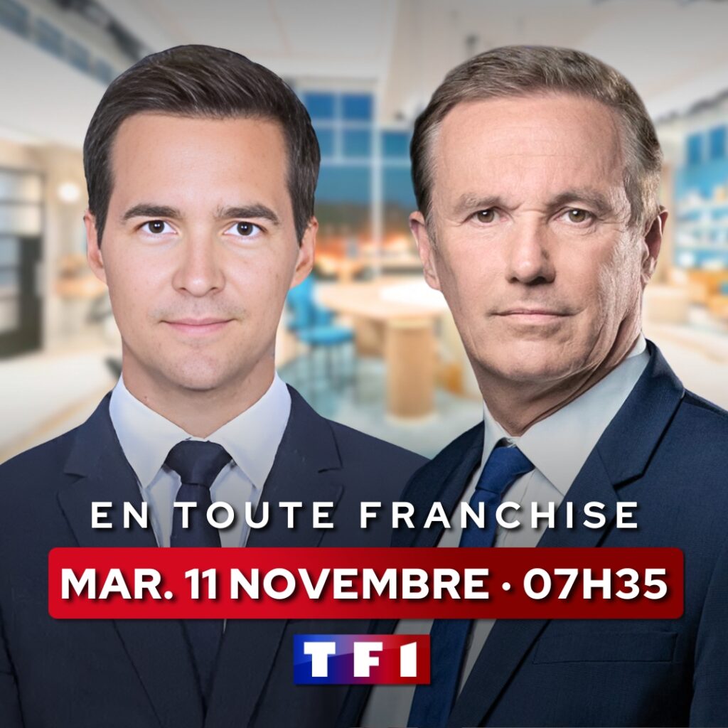 Nicolas Dupont-Aignan sur TF1 le 11/11/25