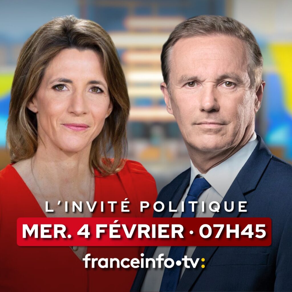 Nicolas Dupont-Aignan sur France Info TV le 04/02/26
