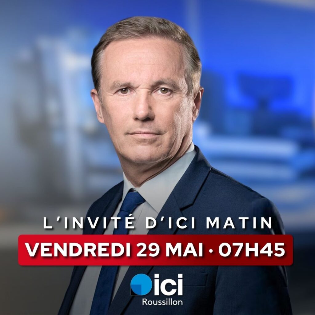 Nicolas Dupont-Aignan sur ICI Roussillon le 29/05/26