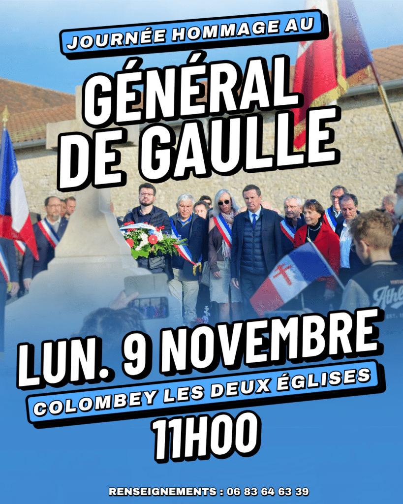 Journée Hommage au Général de Gaulle le 09/11/2026